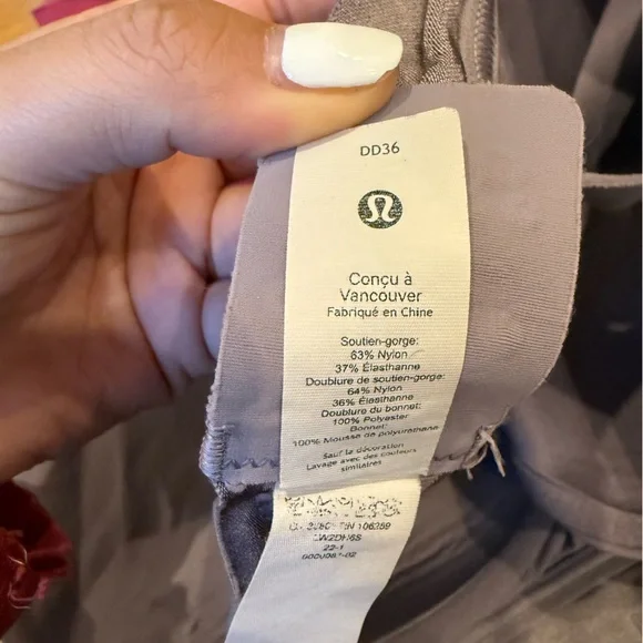 TWO Lululemon Sports Bras with Hook Closure - Picture 6 of 6